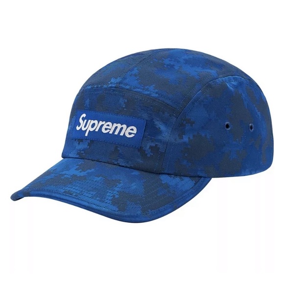 Supreme SS20 Satin Digi Royal Blue Camp Cap SOLD - Picture 2 of 7